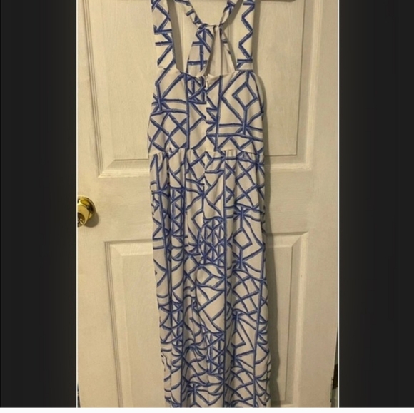 Vineyard Vines Jumpsuit Blue/White NWT Size 6 - Picture 4 of 8